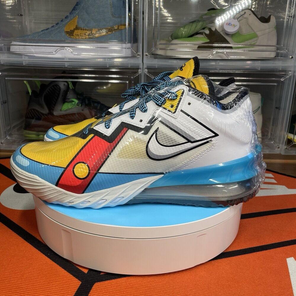 Size 10.5- Nike LeBron 18 XVIII Low - Stewie Griffin SOLD - Picture 2 of 11
